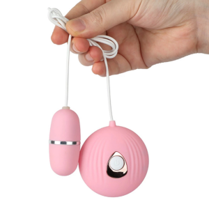 HUEVO VIBRADOR CON CABLE PEQUEÑA CONCHA LUST ROSADO