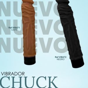 VIBRADOR “CHUCK” – VIBRATING COCK SIN TESTÍCULOS